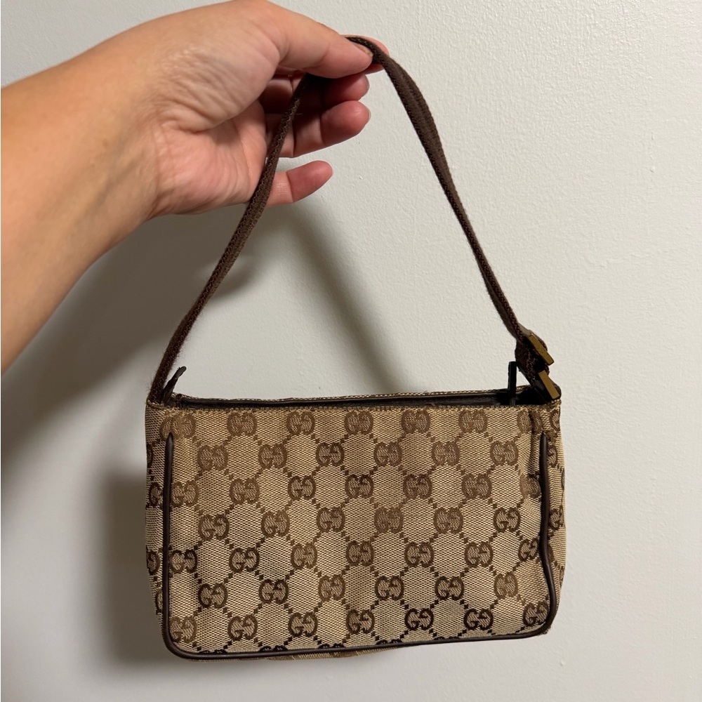 Gucci Tan and Brown Shoulder Bag - Picture 4 of 9